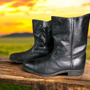 Vintage Black Western Boots